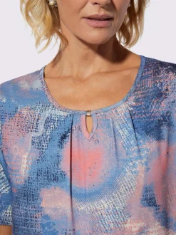 T-shirt à encolure ronde viscose