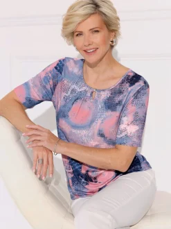 T-shirt à encolure ronde viscose