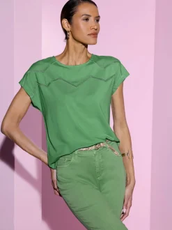 T-shirt à encolure ronde viscose (ecovero)