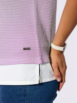 T-shirt 2 en 1 jacquard