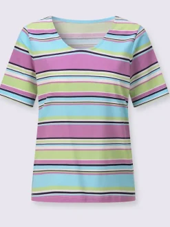 T-shirt en v 100% coton