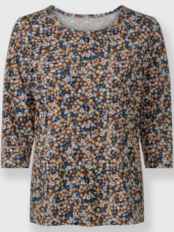 T-shirt imprimé 50% coton et 50% modal