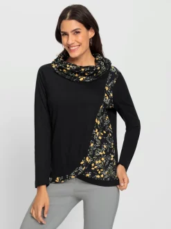 T-shirt imprimé 50% coton et 50% modal