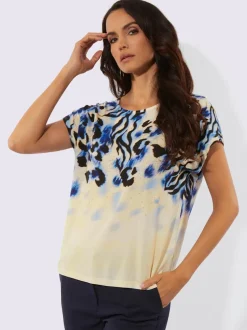 T-shirt imprimé 95% lyocell (tencel)