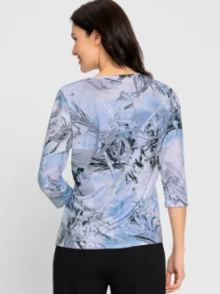 T-shirt imprimé orignal manches 3/4