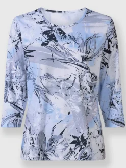 T-shirt imprimé orignal manches 3/4