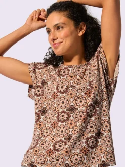 T-shirt imprimé viscose