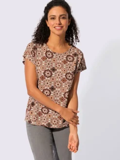 T-shirt imprimé viscose