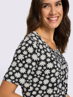 T-shirt imprimé 95% viscose (ecovero)