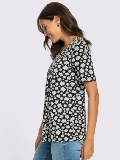 T-shirt imprimé 95% viscose (ecovero)