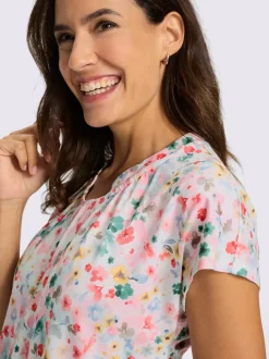 T-shirt imprimé 95% viscose (ecovero)