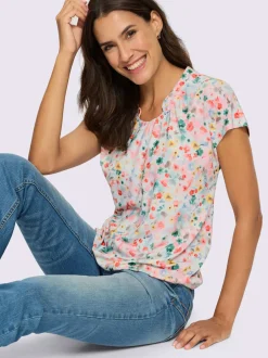 T-shirt imprimé 95% viscose (ecovero)