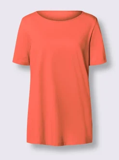 T-shirt long coupe longue et dissimulante