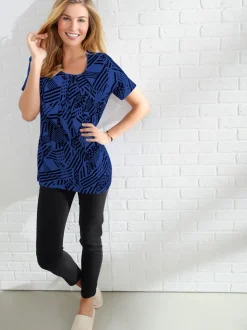 T-shirt long longueur amovible
