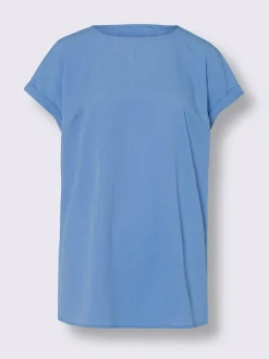 T-shirt long qualité crêpe facile à entretenir