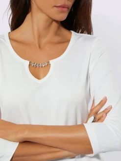 T-shirt à manches 3/4 avec viscose (ecovero)
