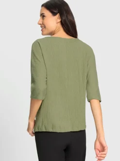 T-shirt manches chauve-souris viscose