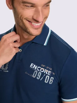 T-shirt à manches courtes bords-côtes confortables aux manches