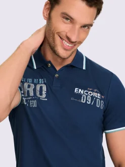 T-shirt à manches courtes bords-côtes confortables aux manches