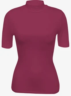 T-shirt manches courtes col montant