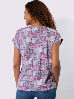 T-shirt à manches courtes 50% coton et 50% modal