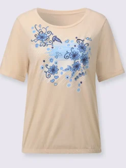 T-shirt à manches courtes 50% coton et 50% modal