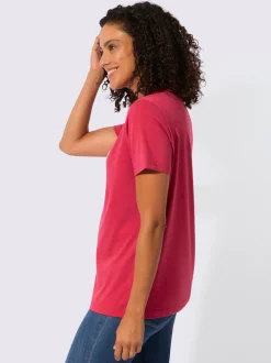 T-shirt à manches courtes 50% coton et 50% modal