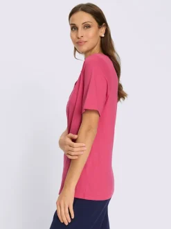 T-shirt à manches courtes 50% coton et 50% modal