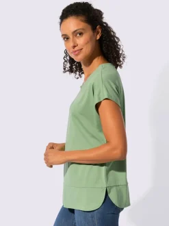 T-shirt à manches courtes coupe affinante