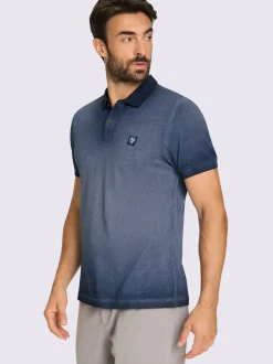 T-shirt à manches courtes délavé tendance