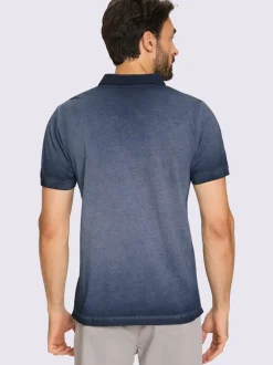 T-shirt à manches courtes délavé tendance