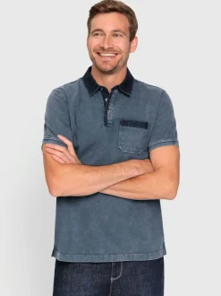 T-shirt à manches courtes détails jean mode