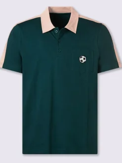 T-shirt à manches courtes empiècements contrastés modernes