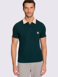 T-shirt à manches courtes empiècements contrastés modernes