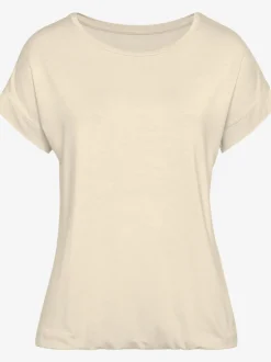 T shirt à manches courtes et col rond décontracté