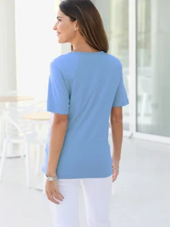 T shirt à manches courtes et encolure ronde