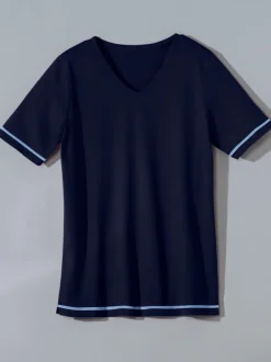 T-shirt à manches courtes fentes sur les côtés