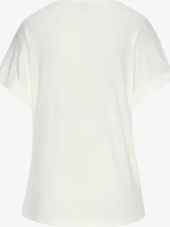 T-shirt à manches courtes imprimé feuille de qualité