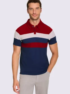T-shirt à manches courtes larges rayures sportives