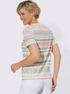 T-shirt à manches courtes mélange de viscose doux
