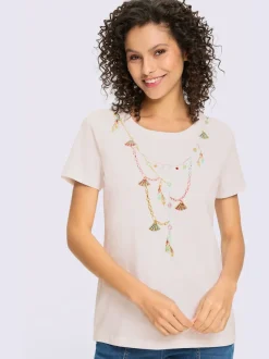 T-shirt à manches courtes motif imprimé