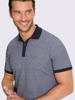 T-shirt à manches courtes motif jacquard