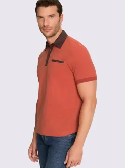 T-shirt à manches courtes motif structuré tendance