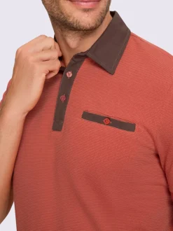T-shirt à manches courtes motif structuré tendance
