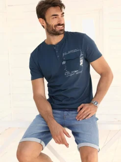 T-shirt à manches courtes poche poitrine