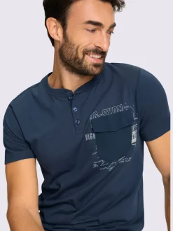 T-shirt à manches courtes poche poitrine