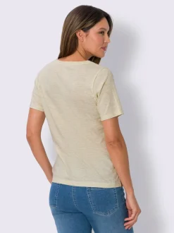 T-shirt à manches courtes qualité chinée