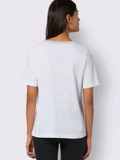 T-shirt à manches courtes ruban brillant