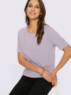 T-shirt à manches courtes superbe encolure
