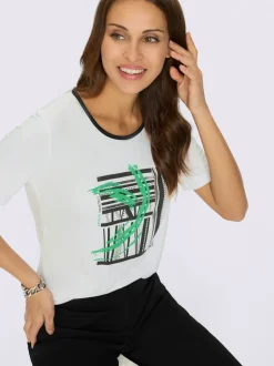 T-shirt à manches courtes viscose douce et fluide